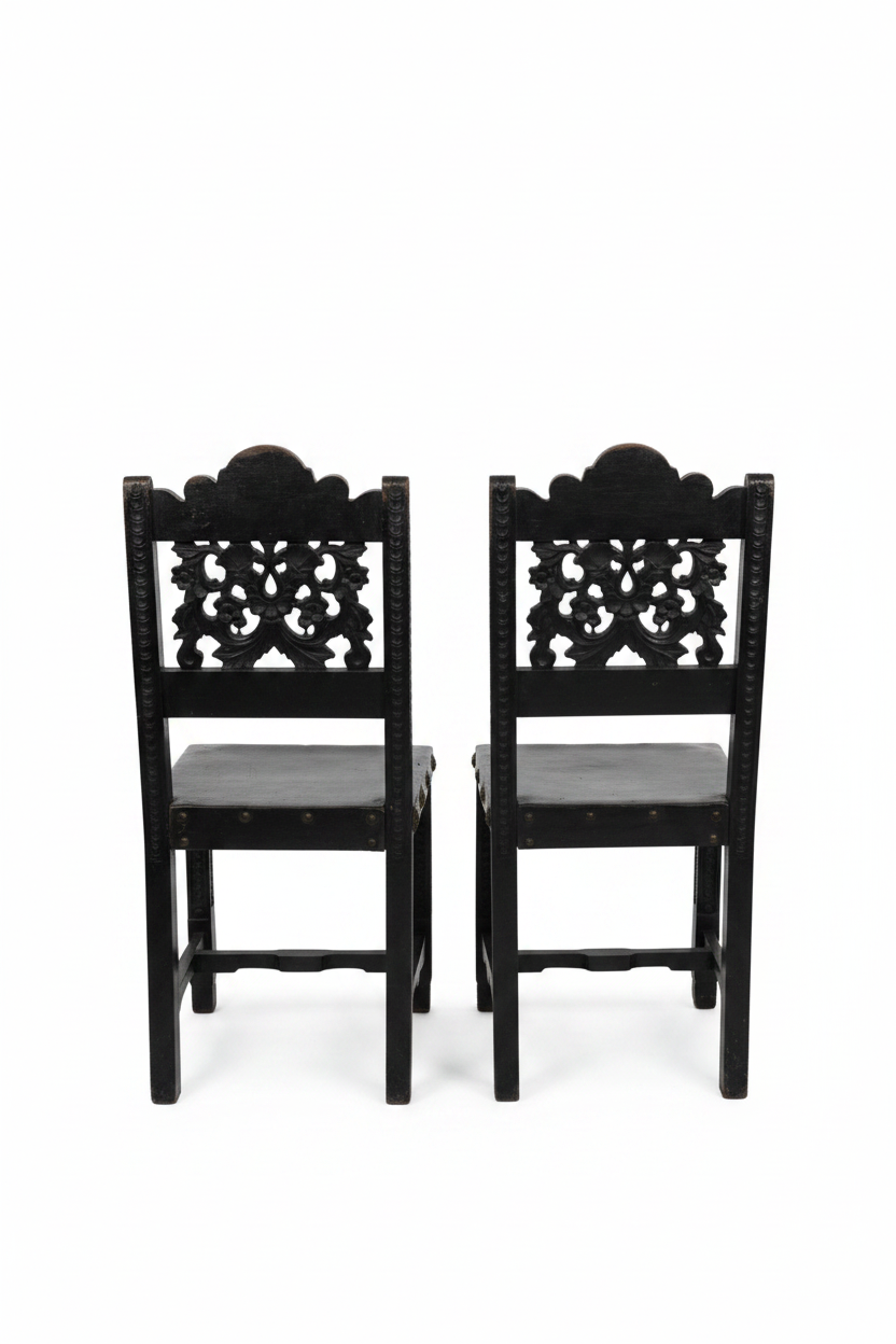 Detall respatller cadires filipines