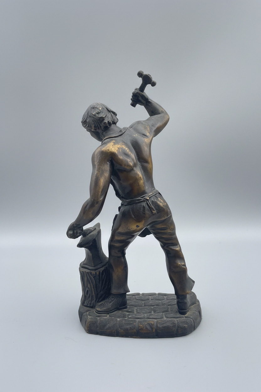 Figura ferrer vista posterior fons gris